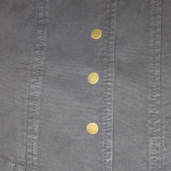 ANTHROPOLOGIE Structured Button Front Blazer Olive Green NWT Size 12 - Picture 16 of 16